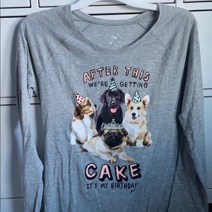 *UNWORN* Justice Long Sleeve Tee - Birthday